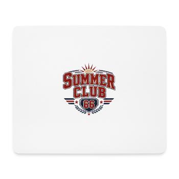 Retro Vintage Summer 66 Club - Mouse Pad (horizontal) - white - Front