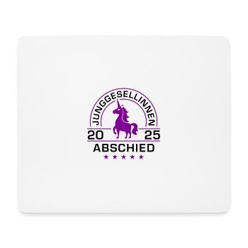Hen Party 2025 Unicorn Bride - Mouse Pad (horizontal) - white - Front