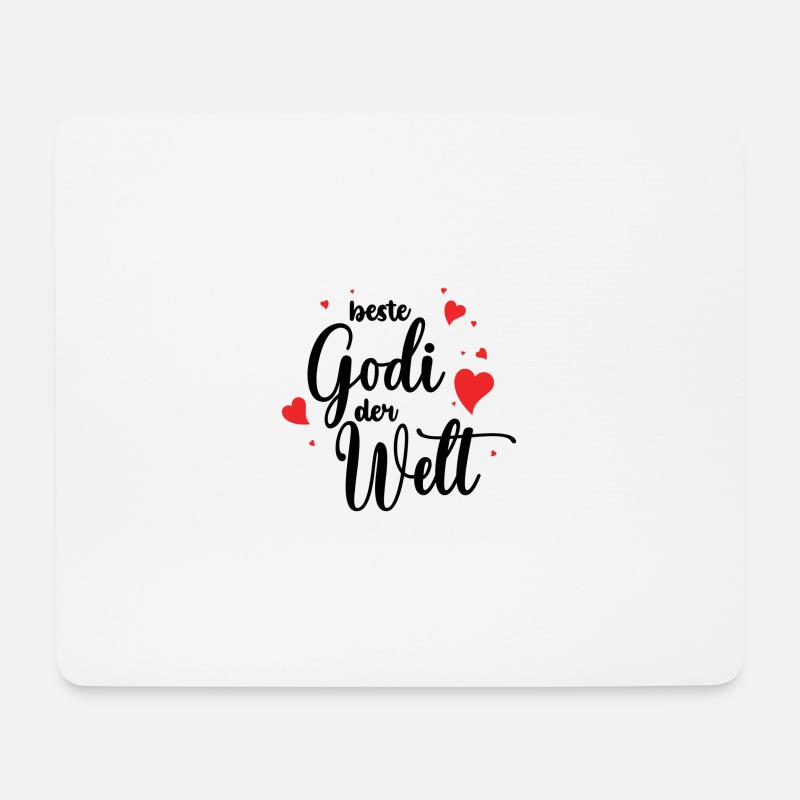 Beste Godi Der Welt - Mousepad (Querformat) - Weiß