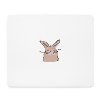 Hilde Rabbit Comic Style - Mouse Pad (horizontal) - white - Front