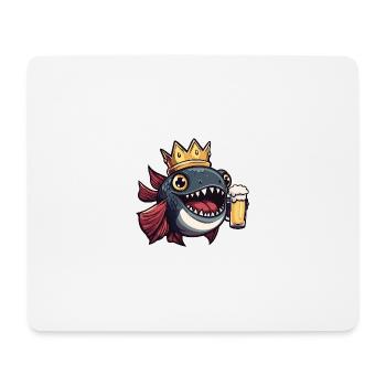 Piranha Fish Beer Funny - Mouse Pad (horizontal) - white - Front