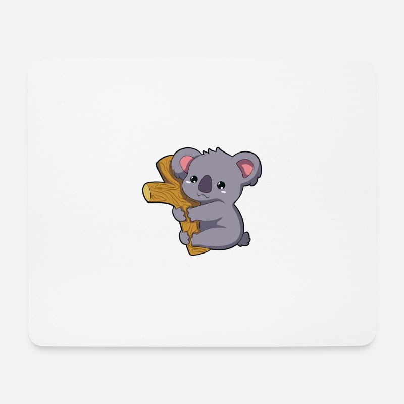KOALA - Mousepad (Querformat) - Weiß