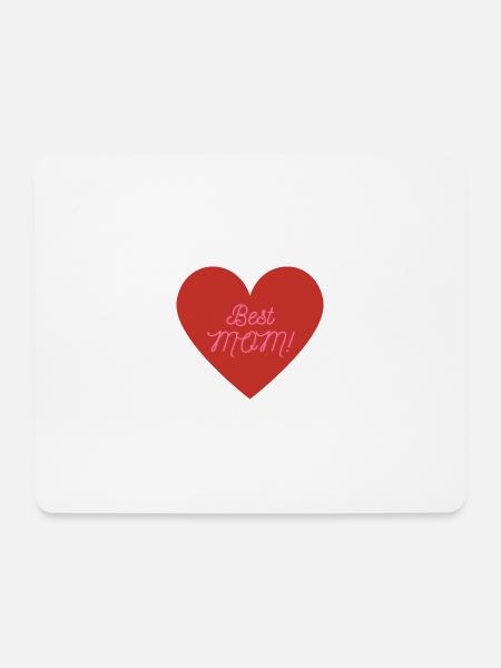 Best Mom - Mousepad (Querformat) - Weiß