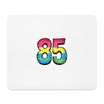 85 Symbole numérique - Tapis de souris (format paysage) - blanc - Devant
