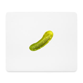 Gurke - Mousepad (Querformat) - Weiß - Vorne