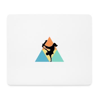 Skateboarding - Mousepad (Querformat) - Weiß - Vorne