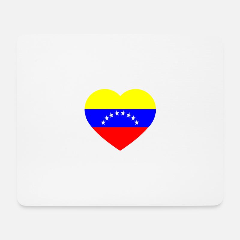 Venezuela liebt Liebe - Mousepad (Querformat) - Weiß