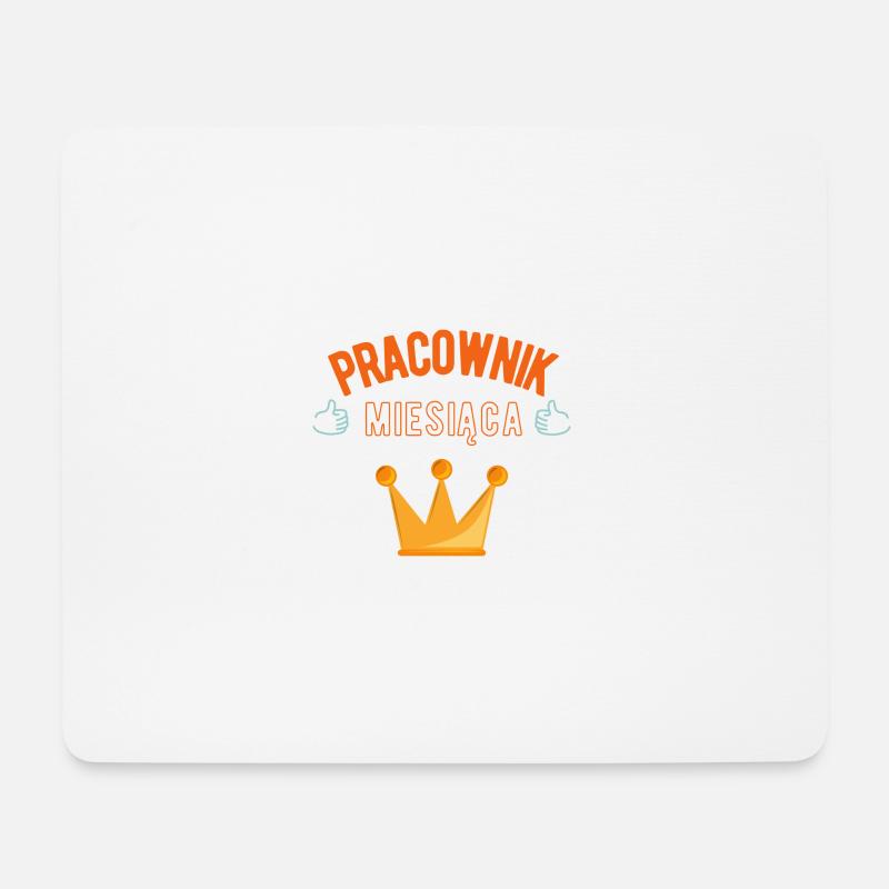 Mitarbeiter des Monats! Für den besten Mitarbeiter - Mousepad (Querformat) - Weiß