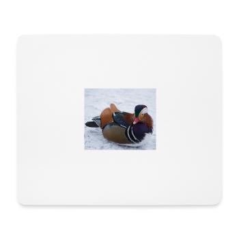 Mandarin duck - Mouse Pad (horizontal) - white - Front