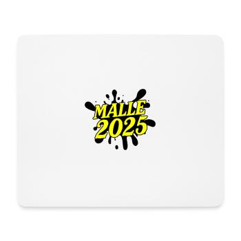 Malle 2025 - Mousepad (Querformat) - Weiß - Vorne