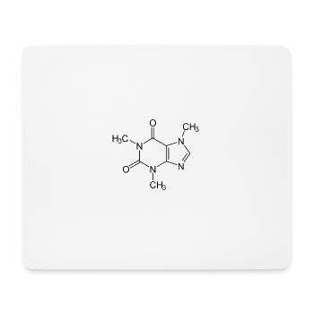 Caffeine coffee - Mouse Pad (horizontal) - white - Front