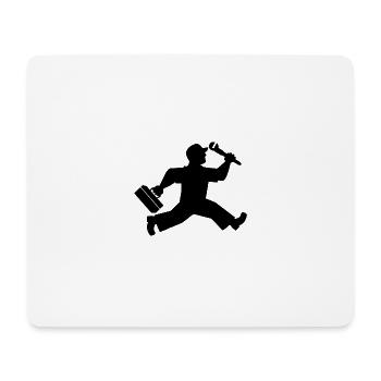 handyman artisan atelier OUTIL DE MEILLEUR PAPA - Tapis de souris (format paysage) - blanc - Devant