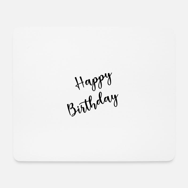 ALLES GUTE ZUM GEBURTSTAG. ALLES GUTE ZUM GEBURTSTAG. JAHRESTAG. - Mousepad (Querformat) - Weiß