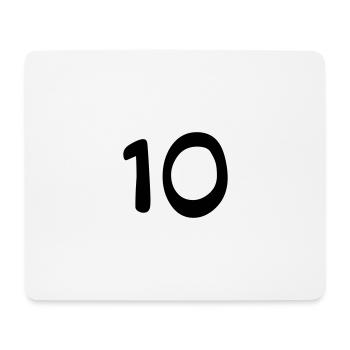 10 - Mouse Pad (horizontal) - white - Front