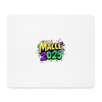 Malle 2025 Colorful - Mouse Pad (horizontal) - white - Front