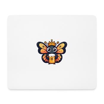 Schmetterling Bier Lustig - Mousepad (Querformat) - Weiß - Vorne