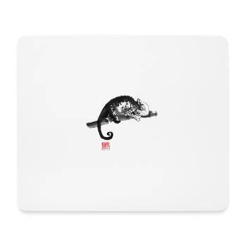 chameleon - Tapis de souris (format paysage) - blanc - Devant