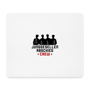 Junggesellen Crew Jga - Mousepad (Querformat) - Weiß - Vorne