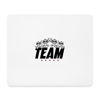 Monkey Team Party Beer - Mouse Pad (horizontal) - white - Front