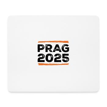 Prag 2025 Spruch - Mousepad (Querformat) - Weiß - Vorne