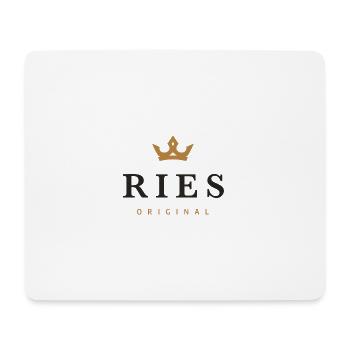Ries Original Familienlogo - Mousepad (Querformat) - Weiß - Vorne