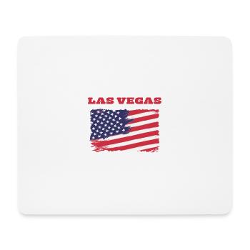 Las Vegas USA - Tapis de souris (format paysage) - blanc - Devant