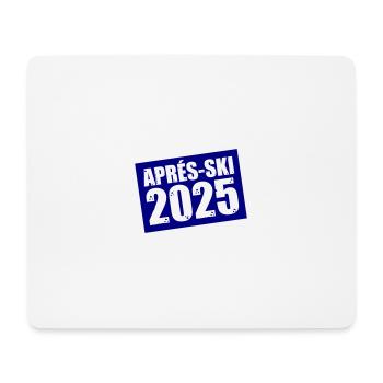 Après-ski 2025 - Tapis de souris (format paysage) - blanc - Devant