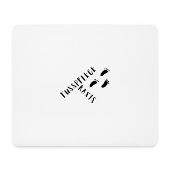 Fußpflegepraxis | Spruch und Motiv Fußpflege - Mousepad (Querformat) - Weiß - Vorne