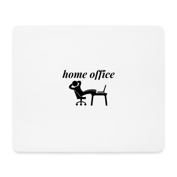 Home office Bureau Corona Jobs Cadeau - Tapis de souris (format paysage) - blanc - Devant