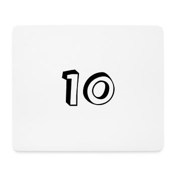 10 - Mouse Pad (horizontal) - white - Front