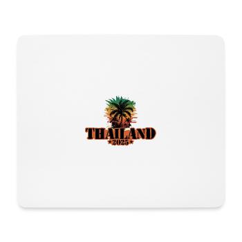 Thailand 2025 Palmen - Mousepad (Querformat) - Weiß - Vorne