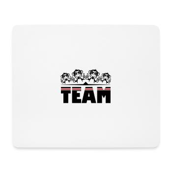 Monkey Beer Team Drinking - Mouse Pad (horizontal) - white - Front