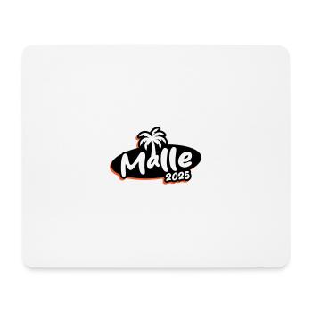 Malle 2025 - Mousepad (Querformat) - Weiß - Vorne