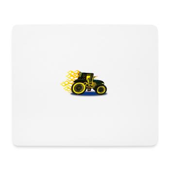 Traktor-Tuning - Mousepad (Querformat) - Weiß - Vorne