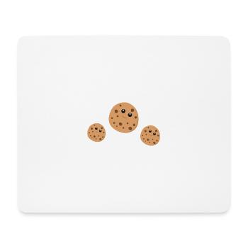 Cookies - Tapis de souris (format paysage) - blanc - Devant