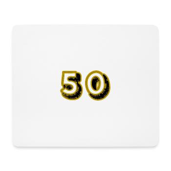 50. 50 YEARS. 50th ANNIVERSARY. 50TH ANNIVERSARY. - Mouse Pad (horizontal) - white - Front