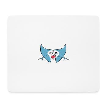 Ray In Love Valentine's Day - Mouse Pad (horizontal) - white - Front