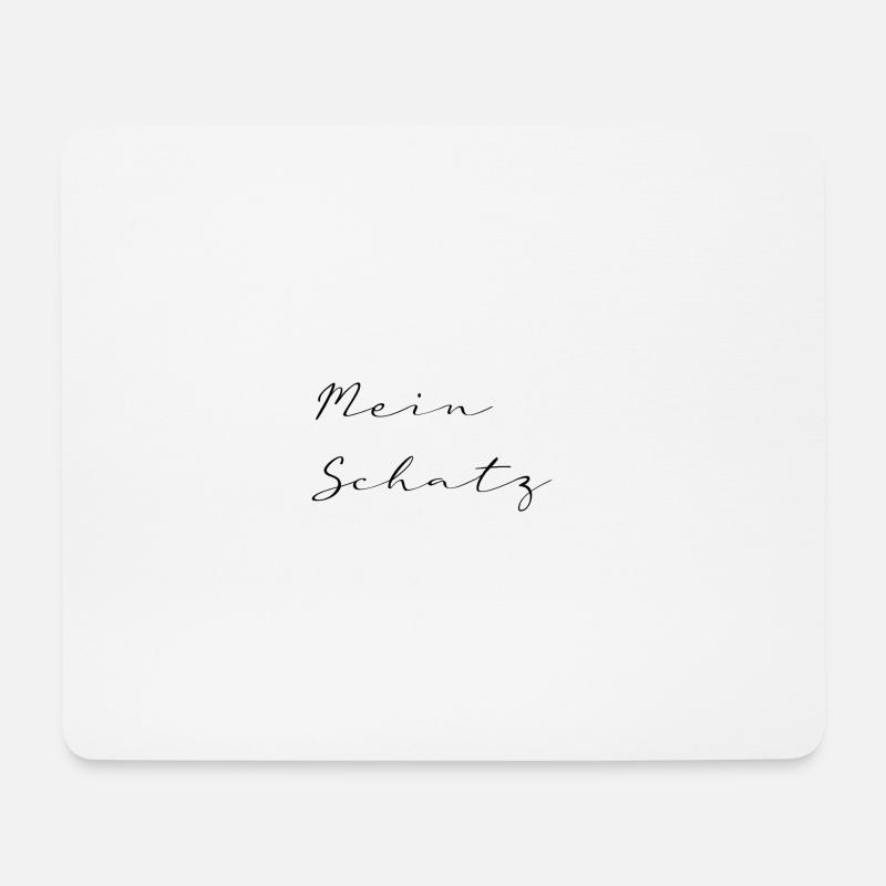 Mein Schatz - Mousepad (Querformat) - Weiß