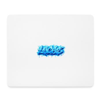 Graffiti  LUCAS Prénom cadeau idéal imprimable  - Tapis de souris (format paysage) - blanc - Devant