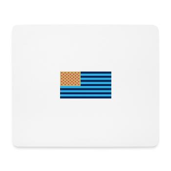 Drapeau de Djurgården - Tapis de souris (format paysage) - blanc - Devant