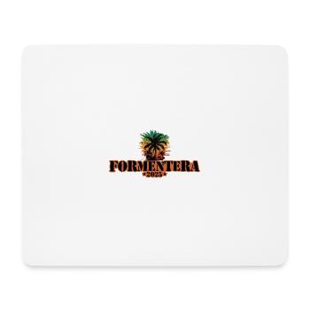 Formentera 2025 Palmen - Mousepad (Querformat) - Weiß - Vorne