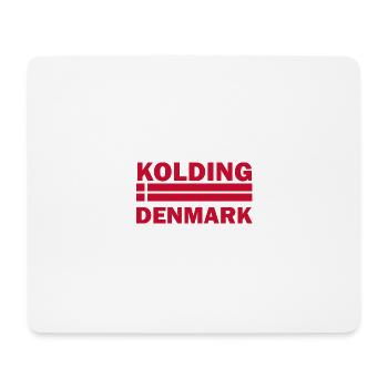 Kolding, Dänemarks Stadtflagge - Mousepad (Querformat) - Weiß - Vorne