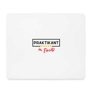 Intern in action - Mouse Pad (horizontal) - white - Front