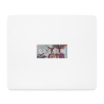 Urlaub unter Palmen - Mousepad (Querformat) - Weiß - Vorne