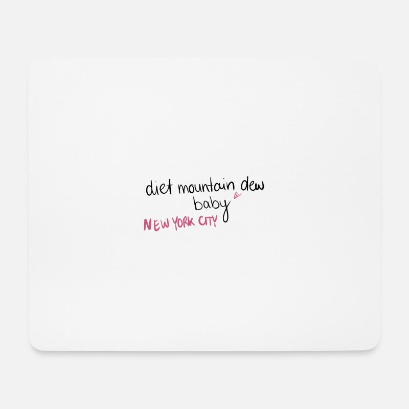 Diet Mountain Dew LDR Lana - Mousepad (Querformat) - Weiß