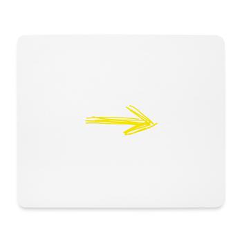 Croquis de la couleur de la flèche - Tapis de souris (format paysage) - blanc - Devant