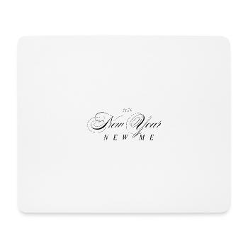 New Year New Me - Mousepad (Querformat) - Weiß - Vorne