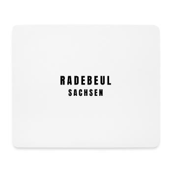 Radebeul, Saxe - Tapis de souris (format paysage) - blanc - Devant
