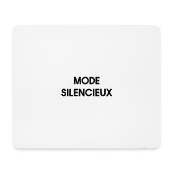 Stille Mode – Minimalismus & Moderne Ruhe - Mousepad (Querformat) - Weiß - Vorne