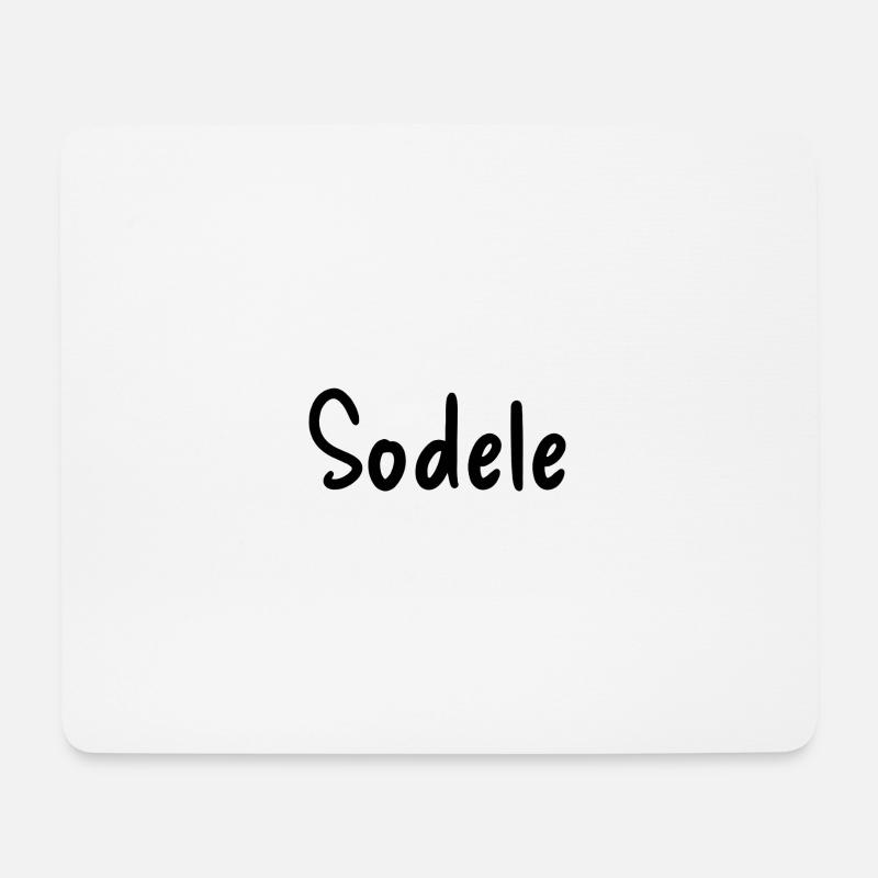 Sodele - Tapis de souris (format paysage) - blanc